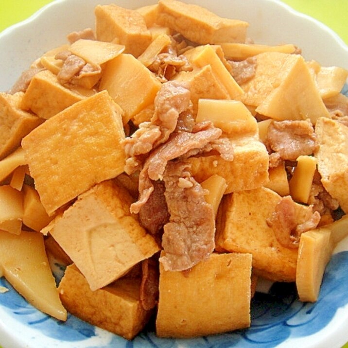 厚揚げと筍豚肉の炒め煮 レシピ 作り方 By Mint74 楽天レシピ 厚揚げと筍豚肉の炒め煮 レシピ 作り方 By Mint74 楽天レシピ